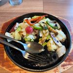 蒸し野菜のグリル