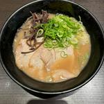 朝ラーメン 半ライス生たまごサービス