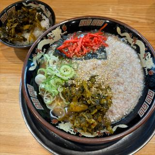 とんこつラーメン(ライス無料)(真とんこつらぁ麺 松もと)