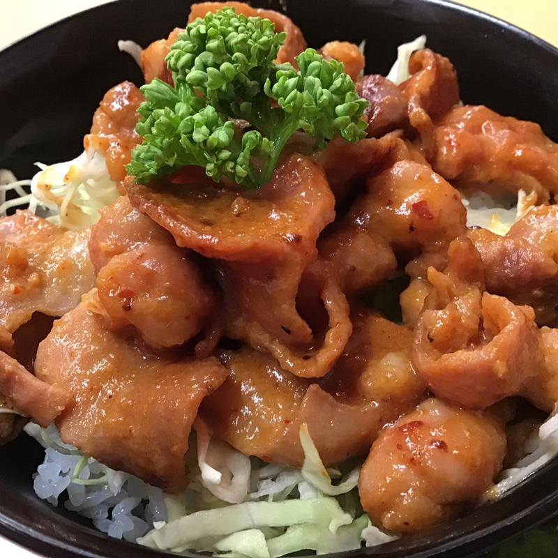 辛味噌志津川ホルモン丼(どんぶり専門店　海たろう)