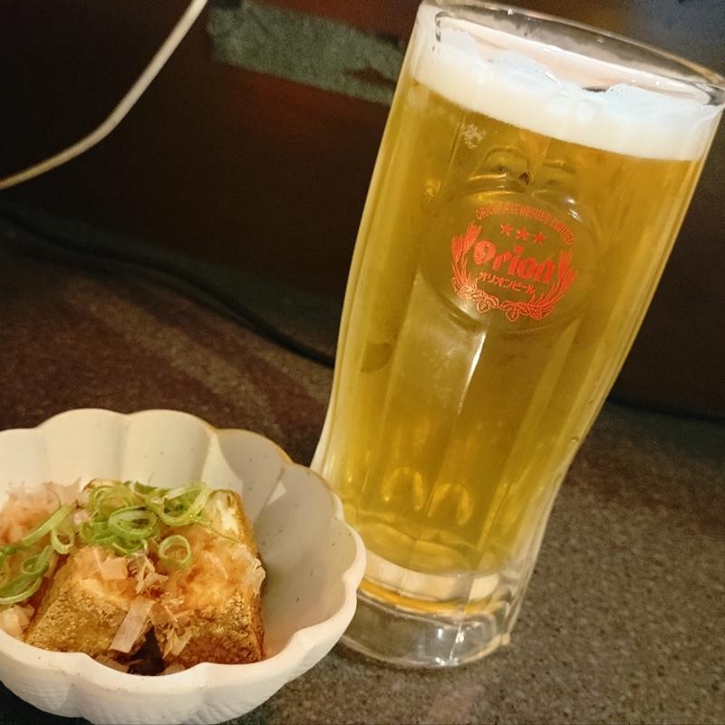 生ビール(沖縄屋台村 めんそーれ)