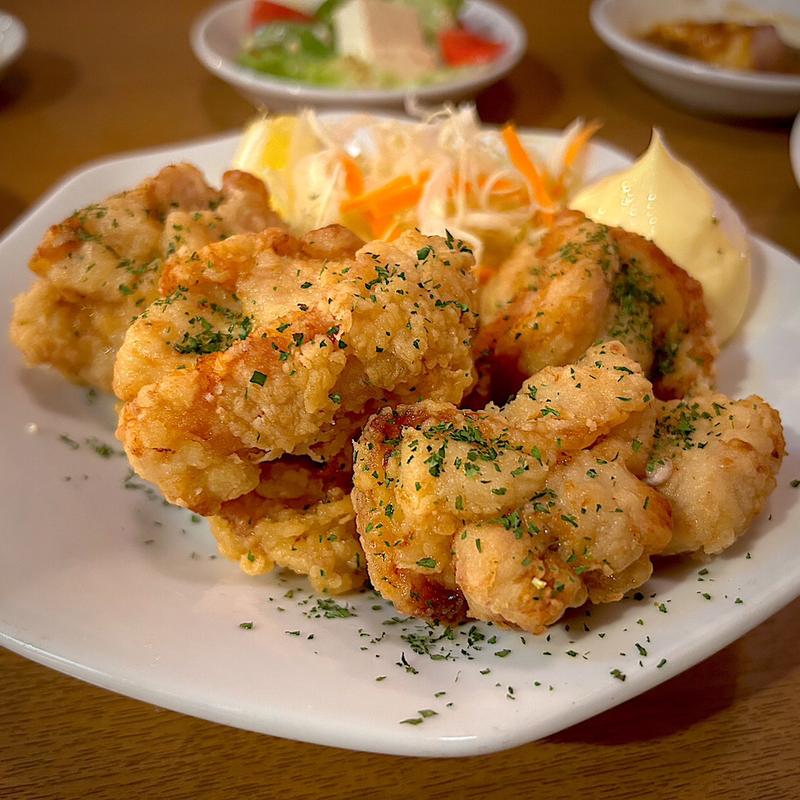 鶏の唐揚げ(大衆食堂かわぐち)