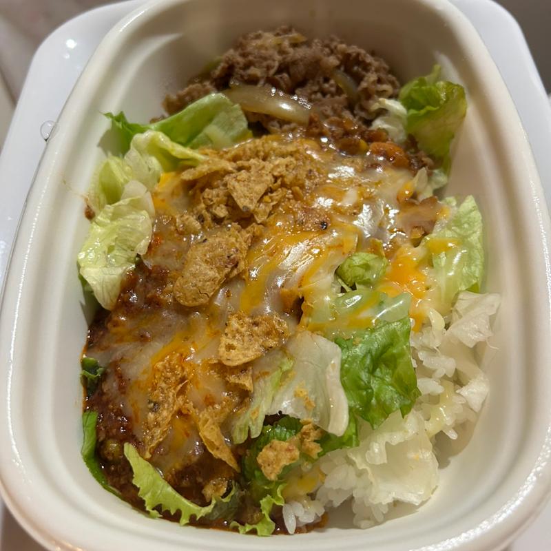 牛あいがけタコライス(並盛)(すき家 枚方中宮東之町店 )