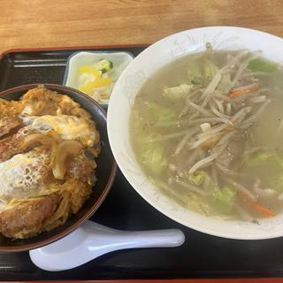 タンメンカツ丼セット(喜楽亭食堂 )