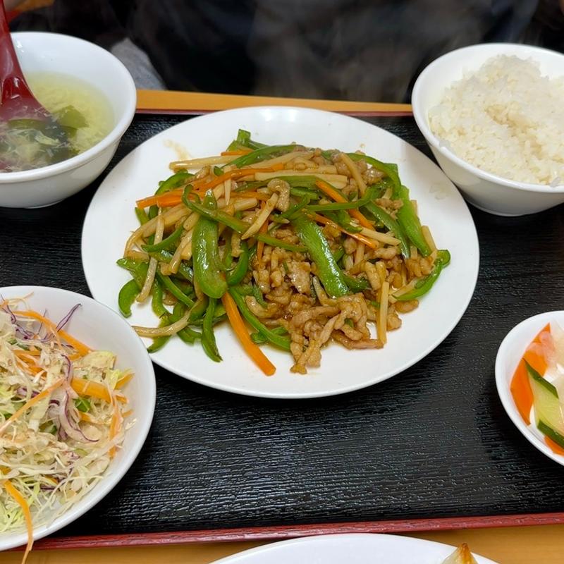 チンジャオロース定食(全家福)