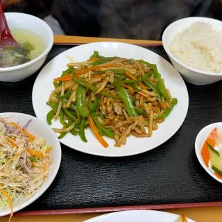 チンジャオロース定食(全家福)