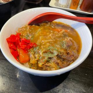 半カレー（日替わり定食）(万丈)