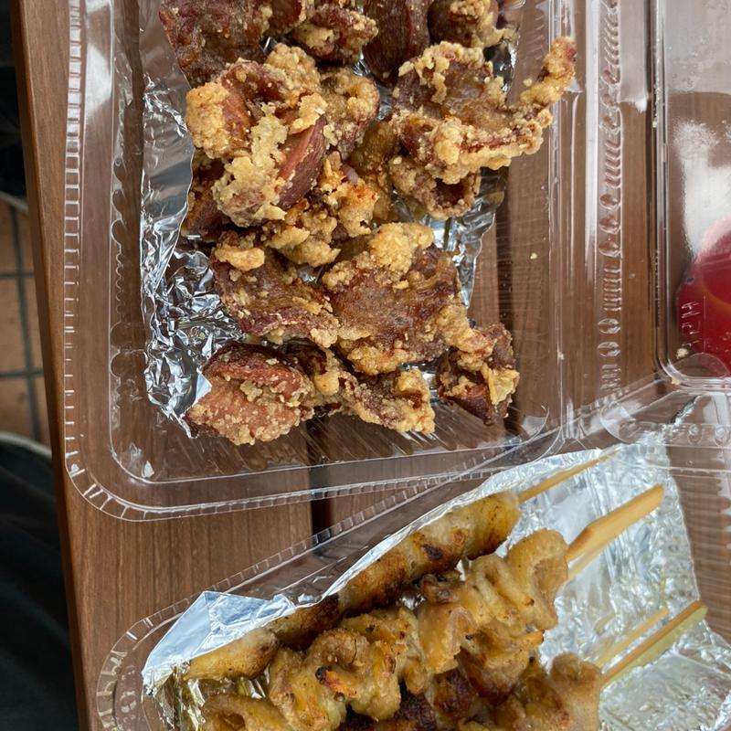 焼鳥親皮串(山武商店)