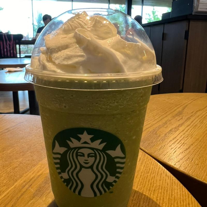 抹茶クリームフラペチーノ(スターバックスコーヒー 明石魚住店)