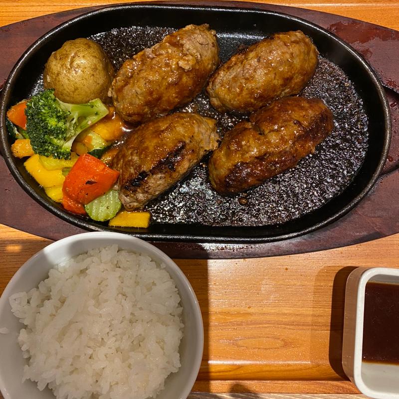 ダブルハンバーグ(いしがまやハンバーグららぽーと堺)