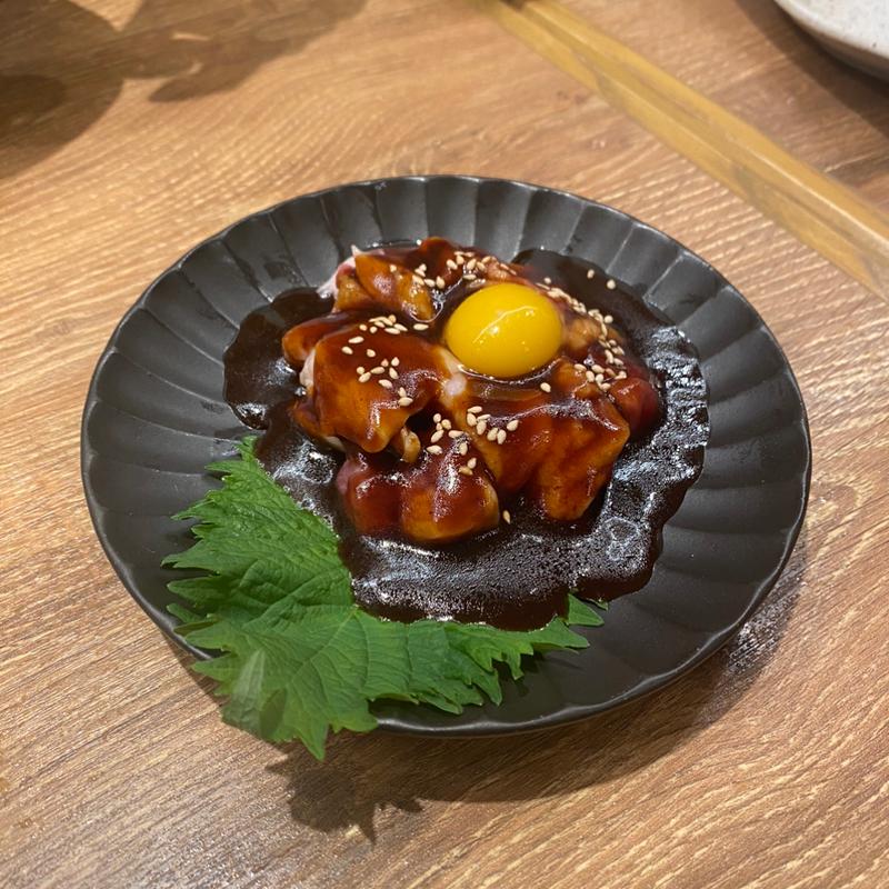 馬刺しユッケ(肉汁餃子のダンダダン 金町店)