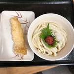 梅じそおろしぶっかけうどん【いか天】