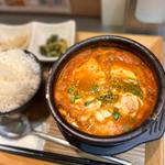チーズスンドゥブ(韓国ごはん ダイダイ グランツリー武蔵小杉店)