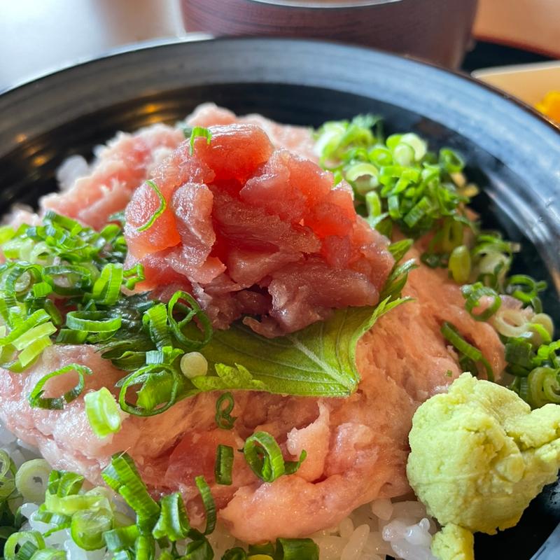 まぐろネギトロ丼(清水港魚河岸 漁師めし 岸家)