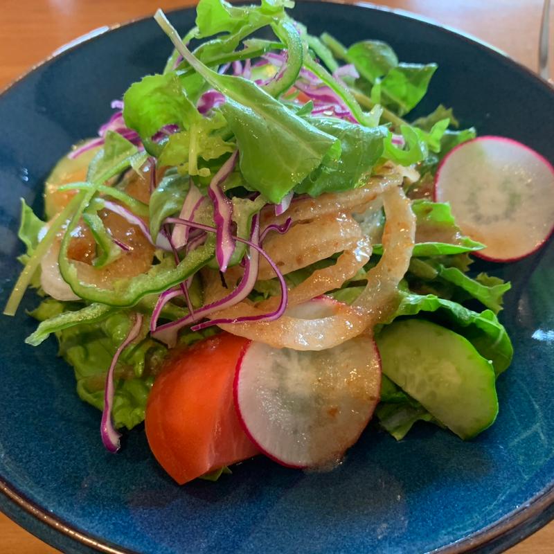 Lunch Set お肉（牛100%ハンバーグステーキ）(洋食屋 La Casa)