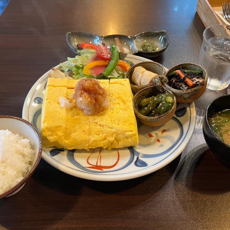 だし巻きたまごランチ(路地奥Garden168)