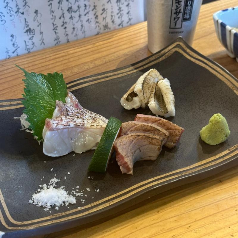 炙り三種盛り(居酒屋亜紗 フクブクロ（Izakaya Asa Fukubukuro 이자카야 아사 후쿠부쿠로）)