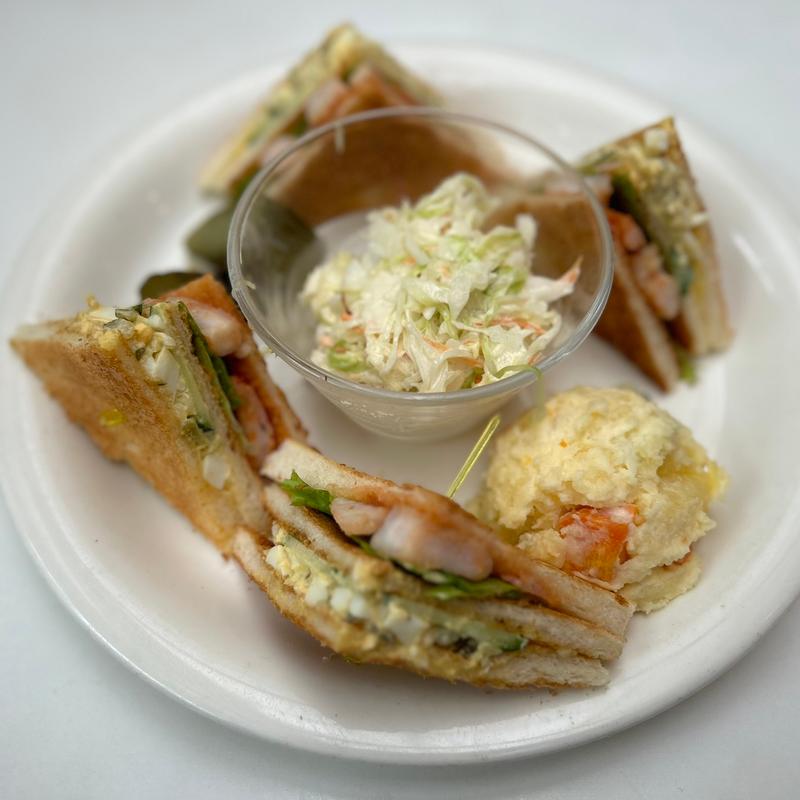 エビのタルタルサンド(イワタコーヒー店)