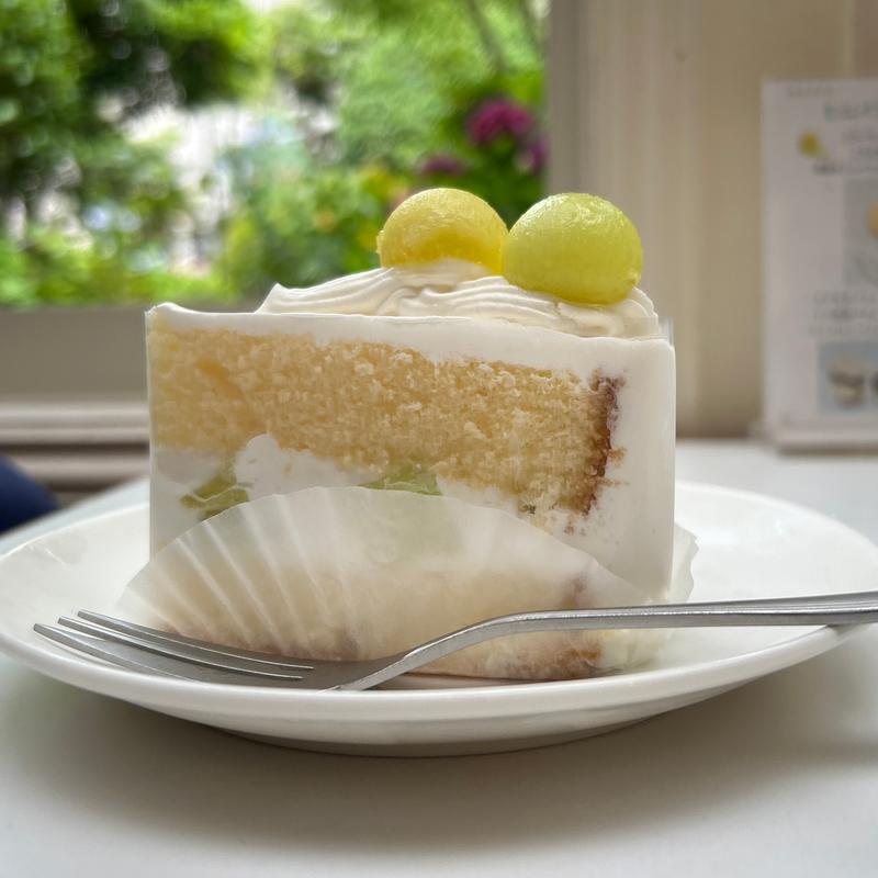 メロンショートケーキ(イワタコーヒー店)