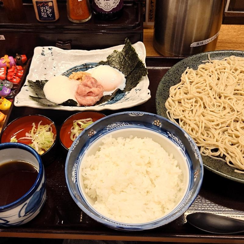 もりそばとばくだん丼セット(十割そば会 郡山本店 )