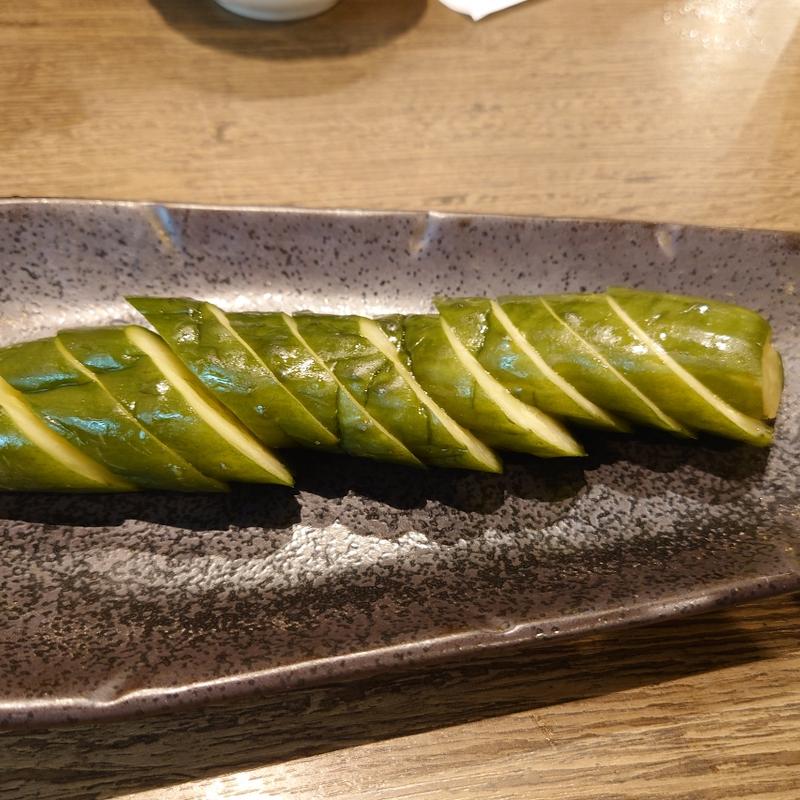 きゅうり一本漬(養老乃瀧 堀切菖蒲園店)