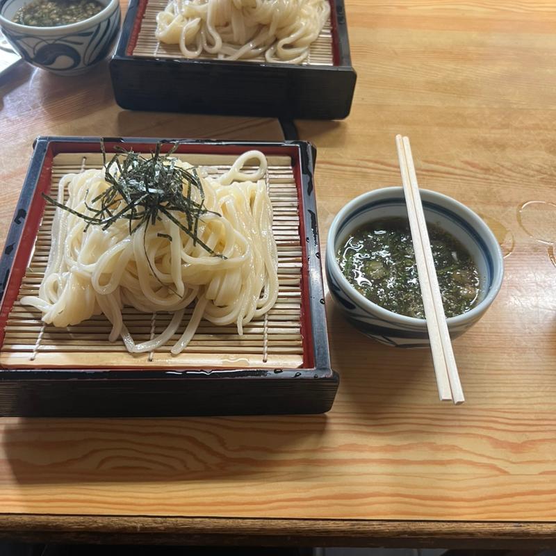 ざるうどん中(手打ち釜揚うどん ふぅふー亭 湯里店)