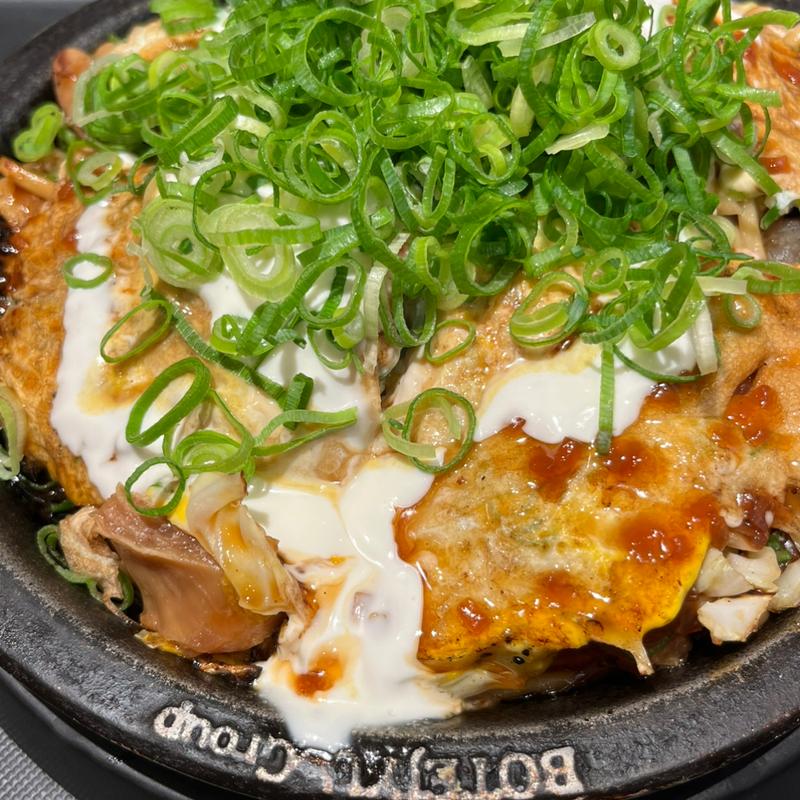 すじコンと青ねぎたっぷりのねぎ焼モダン(ぼてぢゅう 関西国際空港店 )