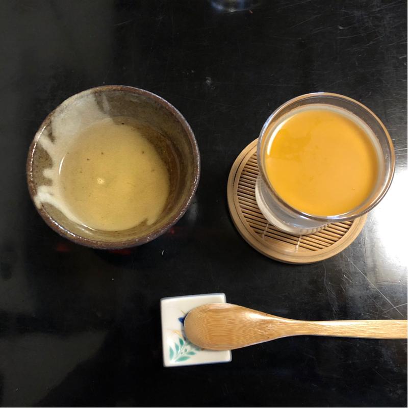 蕎麦プリン(手打ちそば屋 庵)