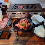 カルビ定食大盛り+タン塩1人前