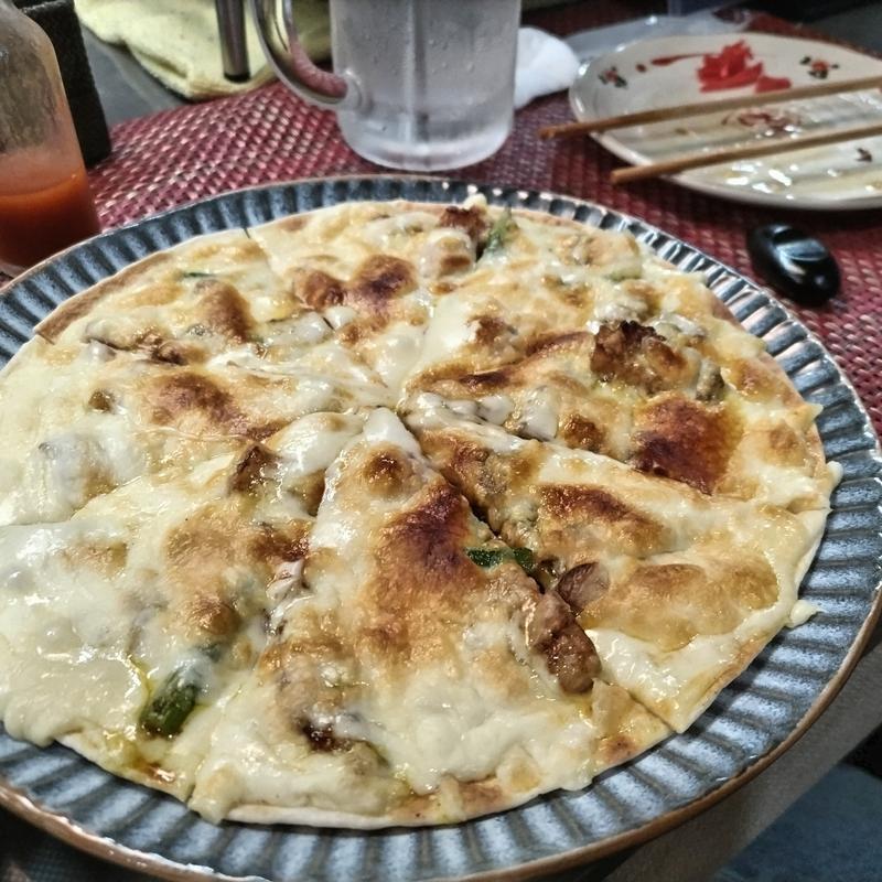 にんにくカレーピザ(こへい太)