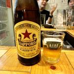 サッポロ赤星ラガー(大衆酒場 チャン栓チャン)
