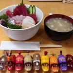 大将特製海鮮丼(福笑門（ふくえもん）)