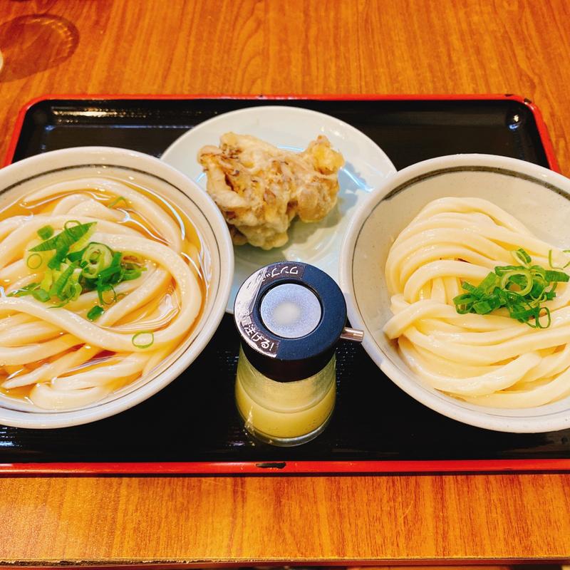 しゅうゆうどんセット　（+ひやあつ）(純手打ち讃岐うどん五郎 )