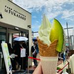 茨城メロンソフトクリーム(ル・フカサク )