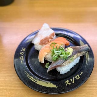 三陸3貫盛り(スシロー 羽曳野店)