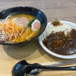 ネギ味噌ラーメンカレーセット