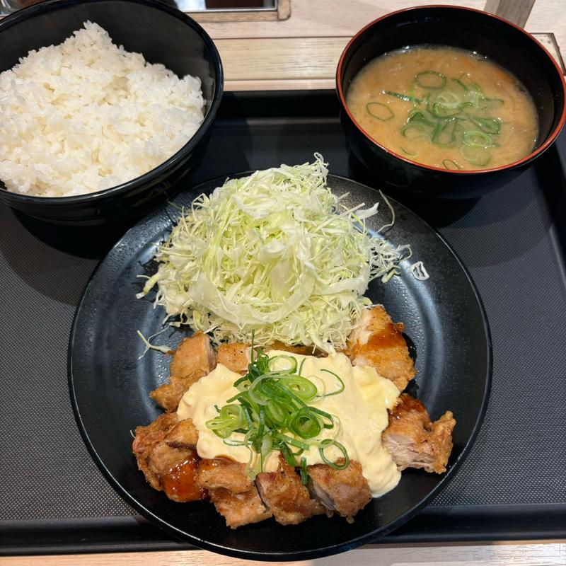 チキン南蛮定食(松のや 中野坂上店)