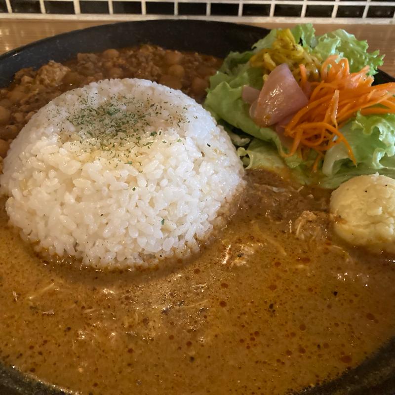 合いがけ(ハチヤカレー)