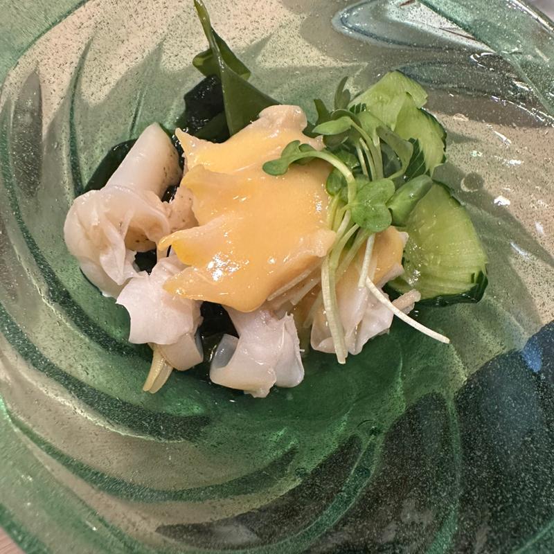 ミル貝酢味噌和え(水呑屋 )