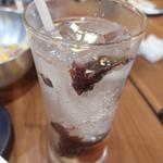 梅干しサワー(名物やきとん とみちゃん 堀切菖蒲園店)