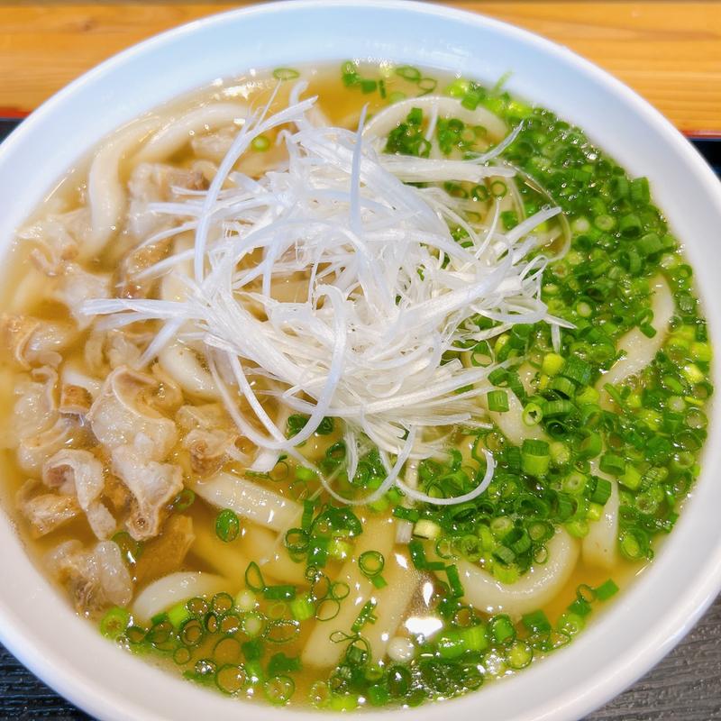 かすうどん(自家製特粉うどん そのさき本店)