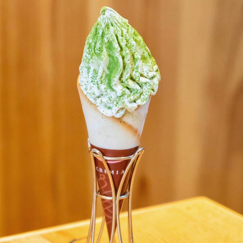 クレミアソフトクリーム 抹茶(CAFE ANNON カフェアンノン なんば)