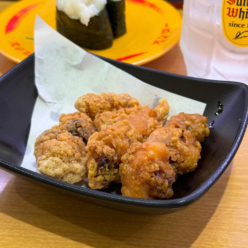 赤いかの唐揚げ(スシロー そよら上飯田店)