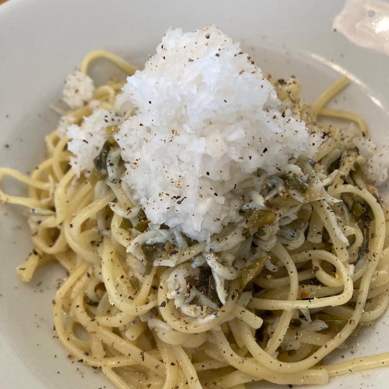 釜揚げシラスと高菜の和風パスタ(oliver)