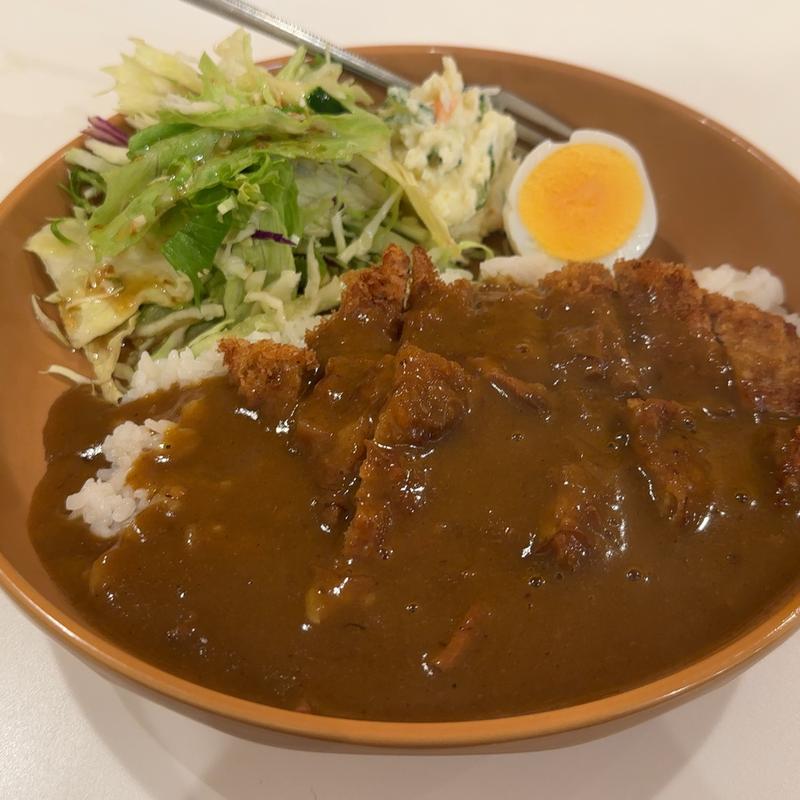 カツカレー　ワンプレート (カレーと喫茶 でん)