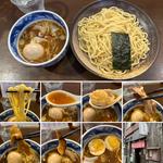 えびわんたん2コと煮玉子入りつけめん