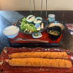 ジャンボ海老フライ御膳　2本(なすび総本店 )