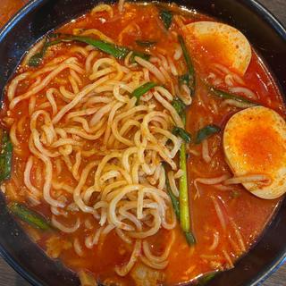 旨辛ラーメン 2辛(来来亭 石神井店)