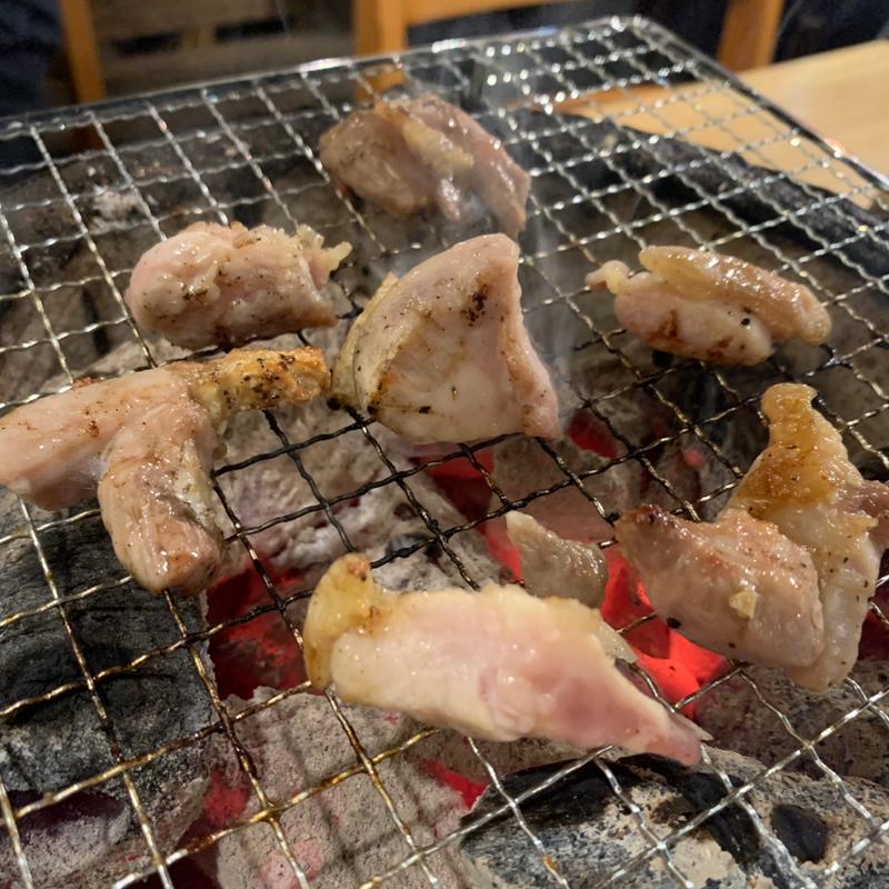 七輪焼　とりもも(かしわ屋 藤ひさ)