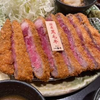 牛ロースカツ膳（並）(牛カツ専門店 京都勝牛 京都駅前 )